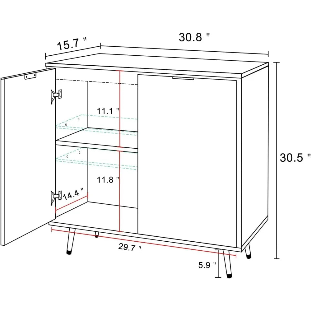 Sideboard Modern Sideboard Buffet Cabinet Furniture for Room Cupboard for Kitchen Credenza Armoire Cuisine Cabinet/ Closet Home